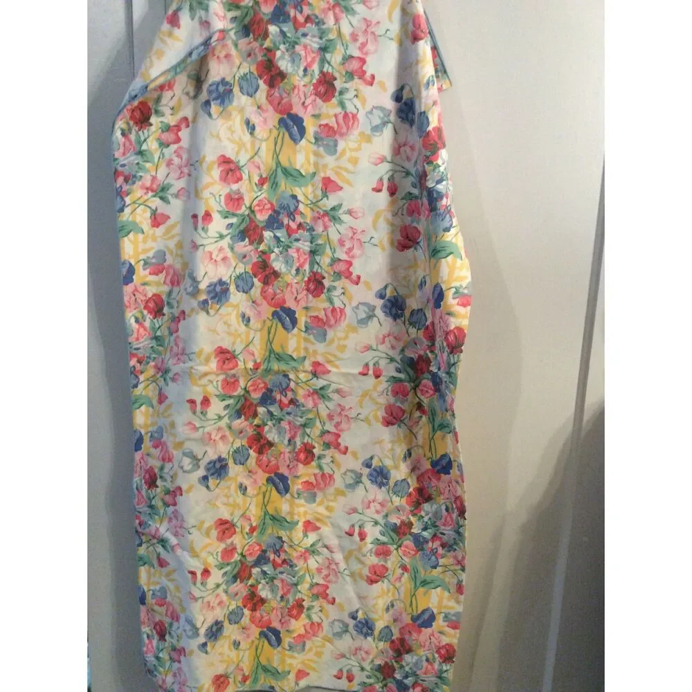 Country Floral Shabby Chic Table Cover Cloth 51x60 Home Kitchen Pink Blue Yellow